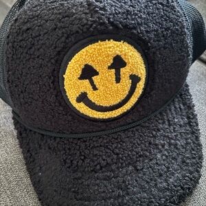 Happy Caps Smiley Face trucker hat. NWT
